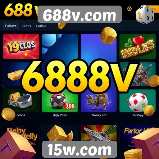 Tipos de jogos disponíveis no 688v.com
