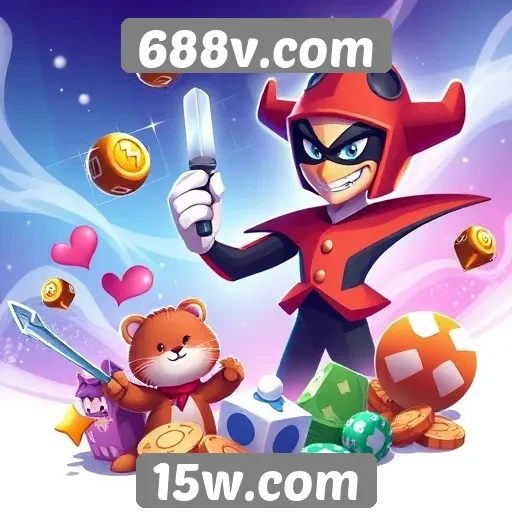 Variedade de jogos oferecidos na plataforma 688v.com